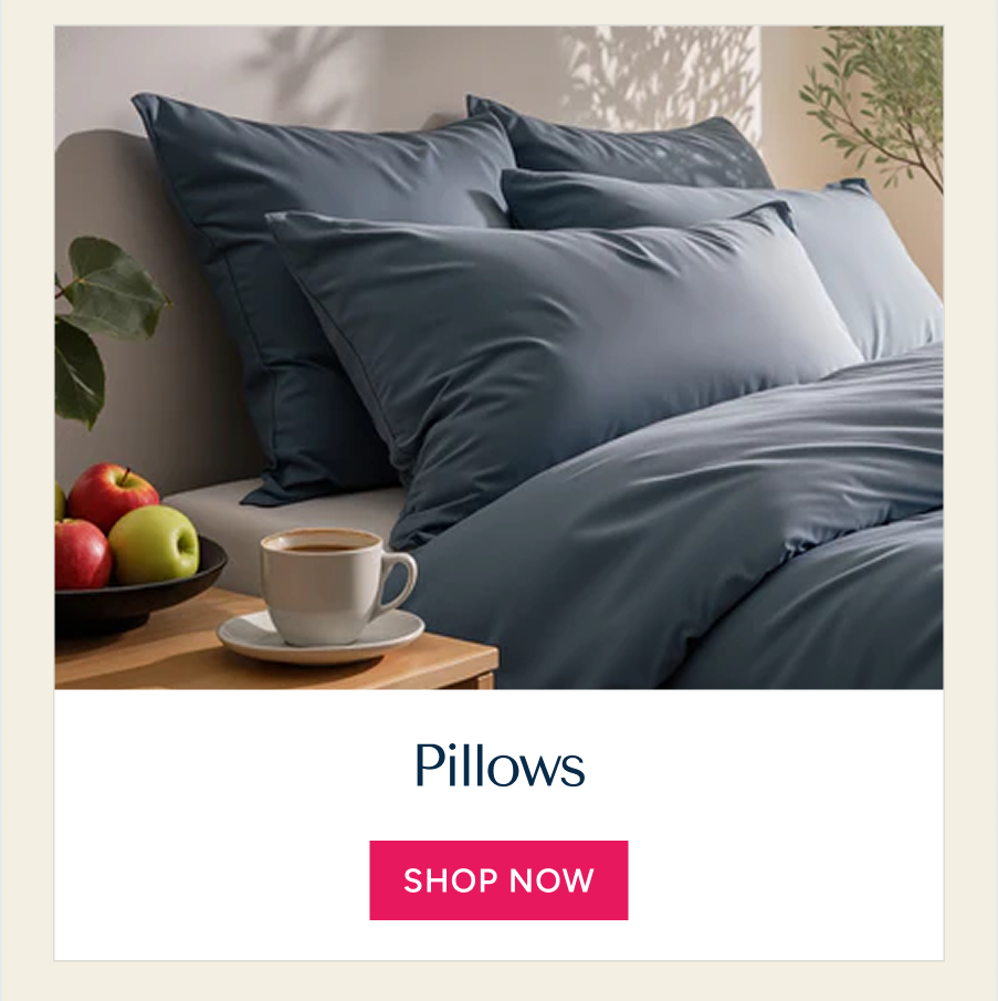 Discover our full collection of pillows — perfectly crafted for the way you sleep, and special offer until Wednesday. While stocks last.