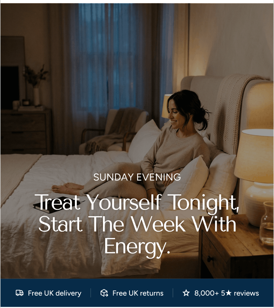 Treat yourself tonight. Start the week with energy.