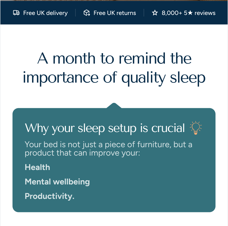 infographics of why quality sleep is crucial for everyday life