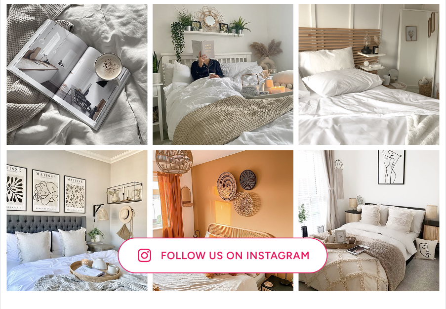 instagram grid of cuddledown account