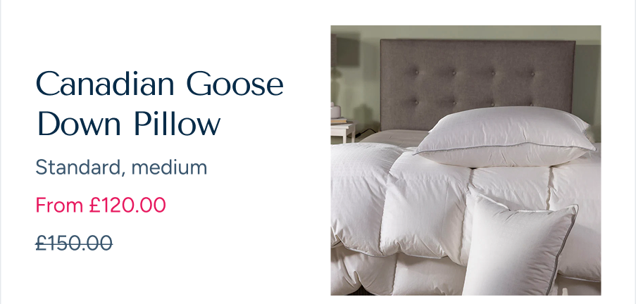 canadian goose down pillow