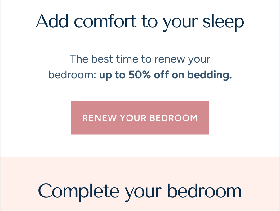 Add comfort to your sleep