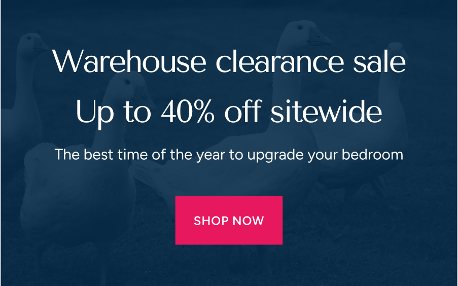 Sale: Up to 40% off sitewide. Upgrade your sleep for the seasons ahead.